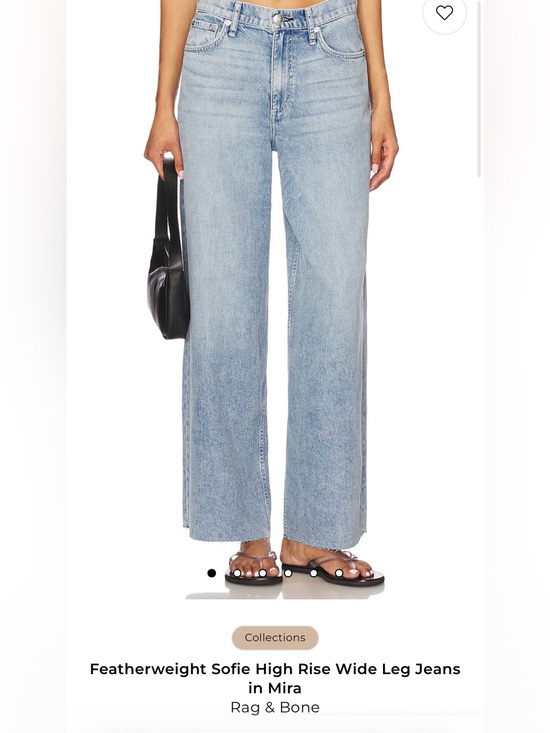 rag & bone Denim - Rag & Bone Light Blue Women’s Featherweight Sweatpants Denim Jeans 28 Sofia NWT